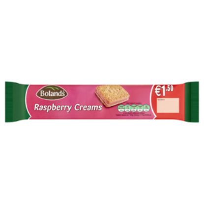 Picture of Bolands Raspberry Creams PM €1.50 150g x24